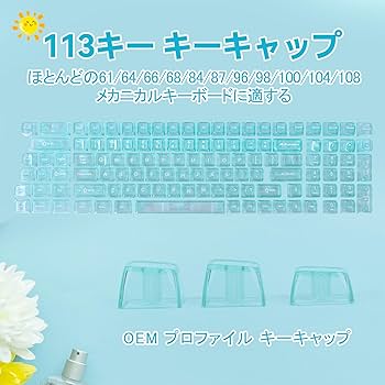 ミルキーさま専用！ Amazon.co.jp: 「夏限定」キーキャップ 113キー ダブルショット